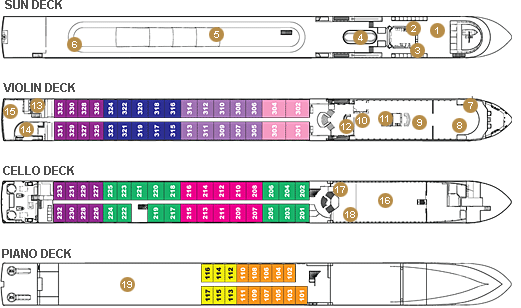 MS Amacerto deck plan